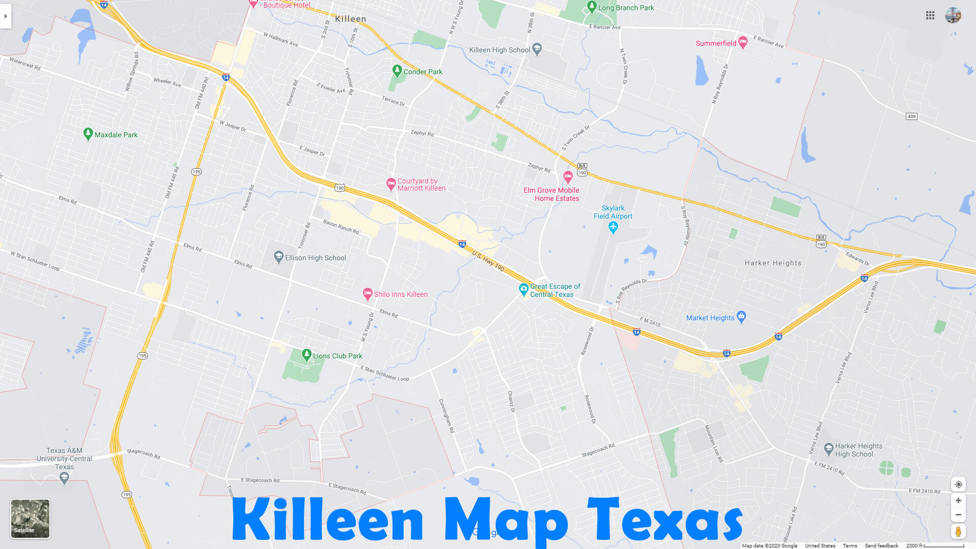 Killeen Carte Texas